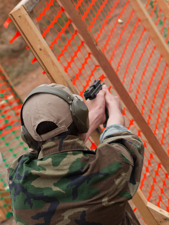 Target shhoting at the Colorado State IDPA Championship.