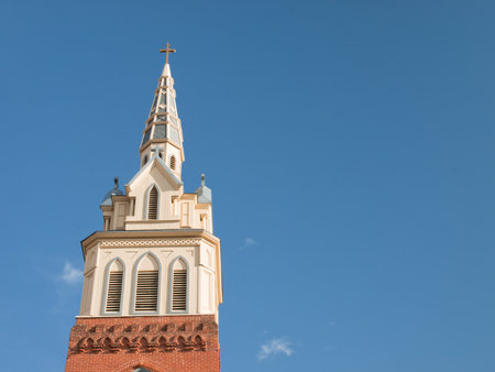 Catholic church in Denver, Colorado.のeditorial素材