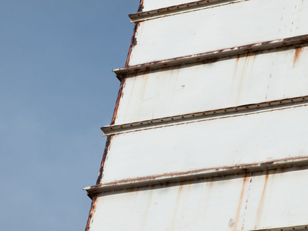 Abandoned animal feed factory in Colorado.のeditorial素材