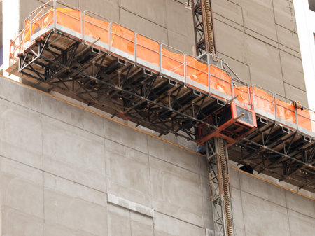 Construction scaffolding.