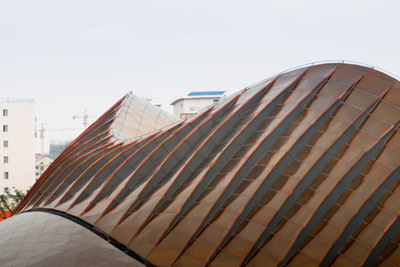 Exterior of the United Arab Emirates Pavilion at the EXPO 2010 Shanghai, China.のeditorial素材