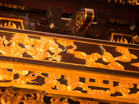 Buddhist temple in Xi'an, China.のeditorial素材