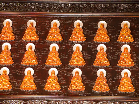 Buddhist temple in Xi'an, China.のeditorial素材