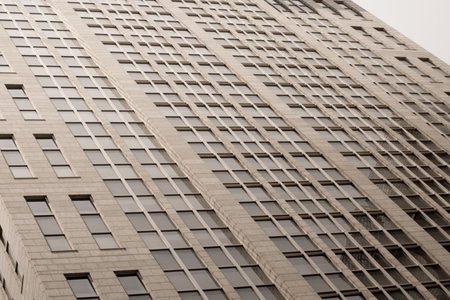 Exterior elevation of the office building.のeditorial素材