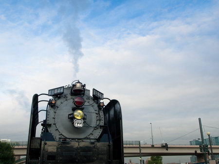 Steam Locomotive No. 844 of Union Pacific Railroad.のeditorial素材