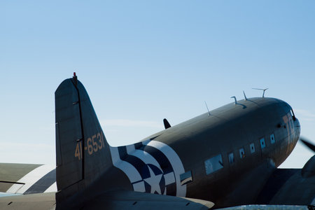 Southern Cross C-47/Douglas C-47 Skytrain / Dakota at the Rocky Mountain Airshow in Broomfield, Colorado.のeditorial素材