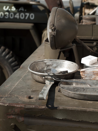 WWII reenactment  at the Rocky Mountain Airshow in Broomfield, Colorado.のeditorial素材