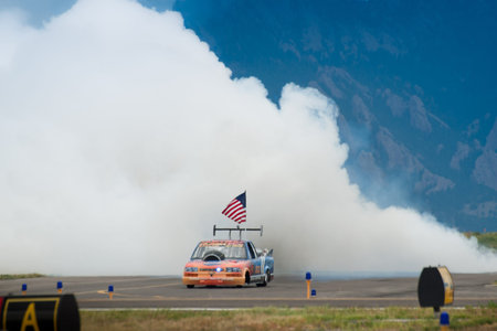 Flash fire jet truck at the Rocky Mountain Airshow in Broomfield, Colorado.