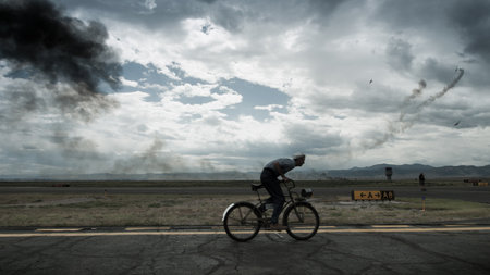 Reenactment of attack on Pearl Harbor at the Rocky Mountain Airshow in Broomfield, Colorado.のeditorial素材