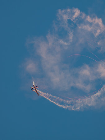 Dan Buchanan Hang Glider demonstration at the Rocky Mountain Airshow in Broomfield, Colorado.