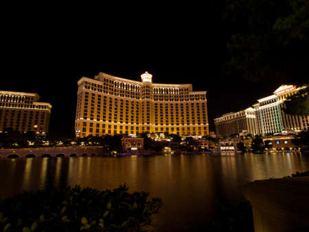 Bellagio Fountains water show, Las Veas.のeditorial素材