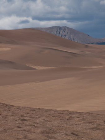 Before sunset at Great Sand Dunes National Park, Colorado.の写真素材