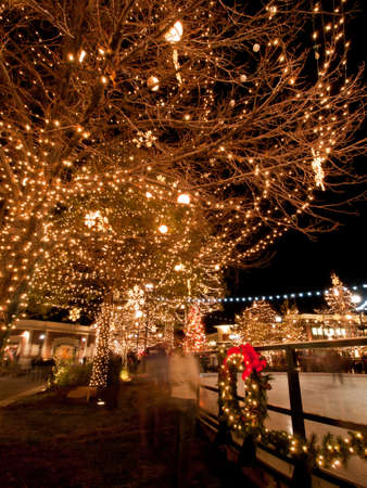 3rd Annual Christmas Tree Lighting at the Streets of Southglenn. Denver, Colorado.のeditorial素材