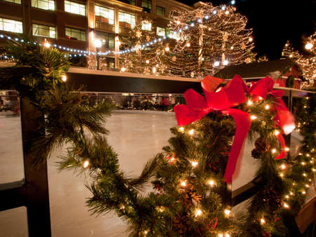 3rd Annual Christmas Tree Lighting at the Streets of Southglenn. Denver, Colorado.のeditorial素材