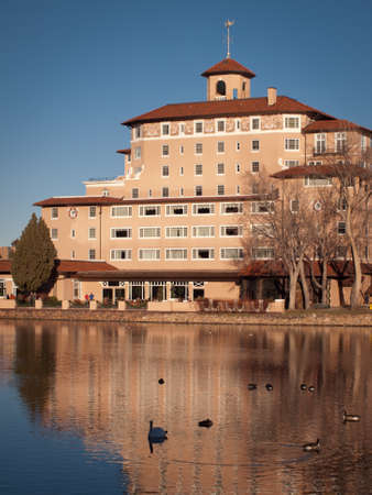 White Lights 2011 ceremony. Historical Broadmoor Hotel in Colorado Springs, Colorado.のeditorial素材
