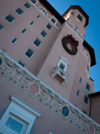 White Lights 2011 ceremony. Historical Broadmoor Hotel in Colorado Springs, Colorado.のeditorial素材