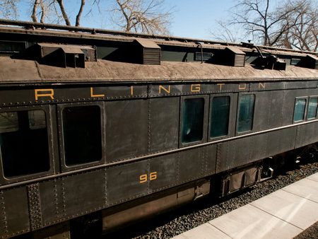 Chicago Burlington & Quincy Business Car No. 96 as a traveling office with overnight accommodations...