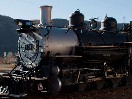 Denver & Rio Grande Western Railroad Steam locomotive No. 491.のeditorial素材