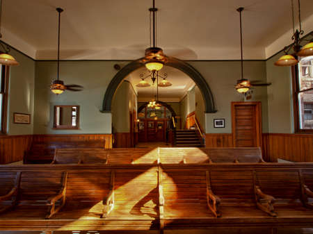 Historic depot of Glenwood Springs, Colorado.のeditorial素材