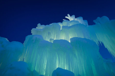 Ice Castles of Siverthorne, Colorado.