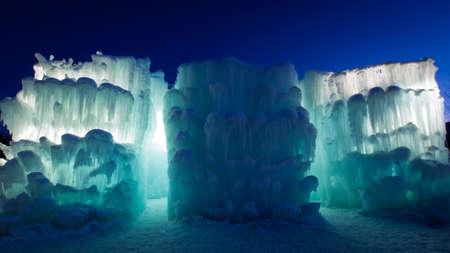 Ice Castles of Siverthorne, Colorado.のeditorial素材
