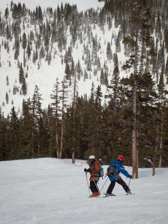 Skiing at Loveland Basin, Colorado.のeditorial素材