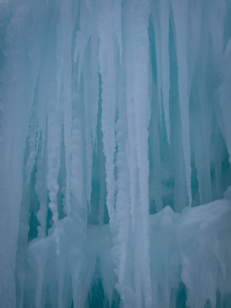 Ice Castles of Silverthorne, Colorado.