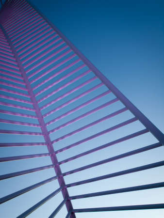 The Denver Tech Center is symbolized by the DTC Identity Monument, which meant to resemble the framework of a skyscraper.のeditorial素材