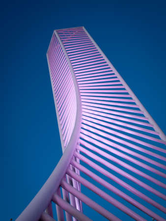 The Denver Tech Center is symbolized by the DTC Identity Monument, which meant to resemble the framework of a skyscraper.のeditorial素材