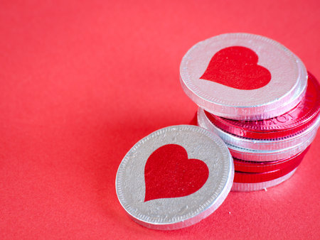 Valentine's day cupcakes.の写真素材