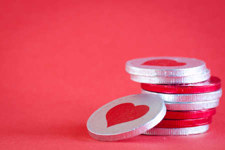 Valentine's day cupcakes.の写真素材