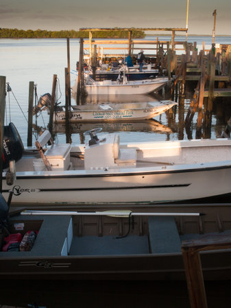 Old pier at the Chokoloskee Island.のeditorial素材