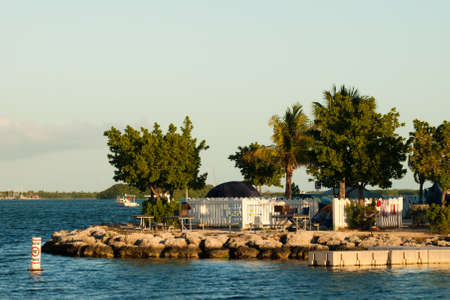 Campground on the Stock Island, Florida.の写真素材