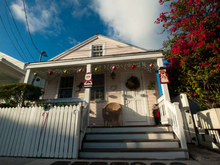 Beach bangalo on Key West, Florida.のeditorial素材