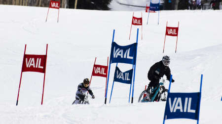 Winter TEVA Mointain Games 2012 in Vail, Colorado.のeditorial素材