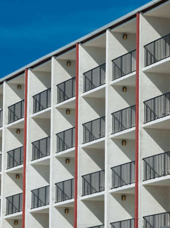 Old hotel at Mexico Beach, Florida.のeditorial素材