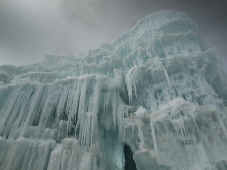 Ice Castles of Silverthorne, Colorado.の写真素材
