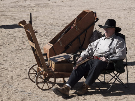 Cowboy Action Shooting Club. The firearms used are based on those which existed in the 19th century...