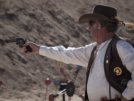 Cowboy Action Shooting Club. The firearms used are based on those which existed in the 19th century...