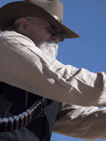Cowboy Action Shooting Club. The firearms used are based on those which existed in the 19th century...