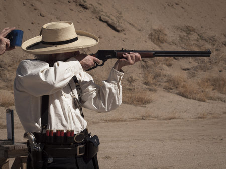 Cowboy Action Shooting Club. The firearms used are based on those which existed in the 19th century...