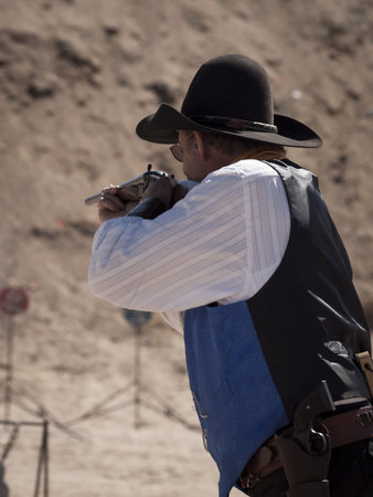 Cowboy Action Shooting Club. The firearms used are based on those which existed in the 19th century...