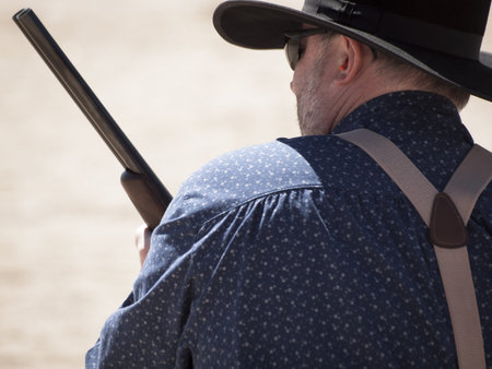 Cowboy Action Shooting Club. The firearms used are based on those which existed in the 19th century...