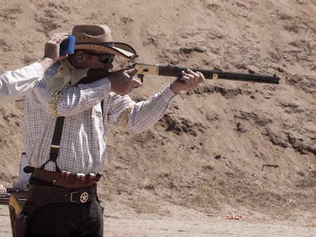 Cowboy Action Shooting Club. The firearms used are based on those which existed in the 19th century...