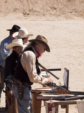 Cowboy Action Shooting Club. The firearms used are based on those which existed in the 19th century...