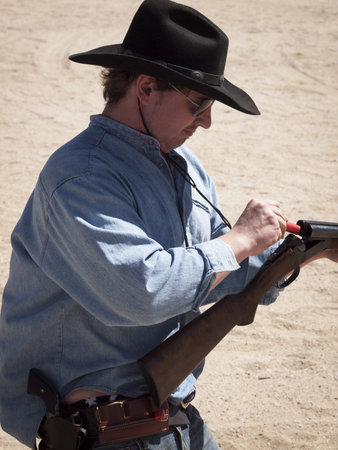 Cowboy Action Shooting Club. The firearms used are based on those which existed in the 19th century...