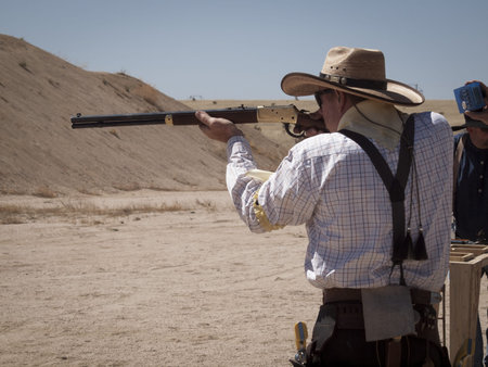 Cowboy Action Shooting Club. The firearms used are based on those which existed in the 19th century...