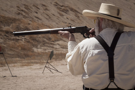 Cowboy Action Shooting Club. The firearms used are based on those which existed in the 19th century...