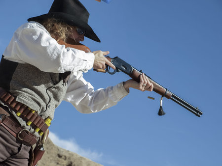 Cowboy Action Shooting Club. The firearms used are based on those which existed in the 19th century...