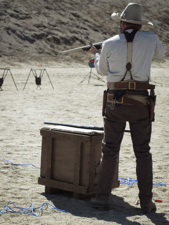 Cowboy Action Shooting Club. The firearms used are based on those which existed in the 19th century...